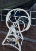 ‡ PHILIP MUIRDEN (1932-2023) mixed media - entitled verso, 'Dock Wheel', signed, 68 x 48cms