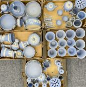 WEDGWOOD LIGHT BLUE JASPERWARE, large and quality selection of items including bowls, vases, small