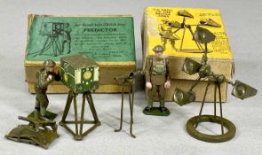 W. BRITAIN ANTI-AIRCRAFT UNITS OF THE BRITISH ARMY PREDICTOR, with operator, no. 1728, boxed,