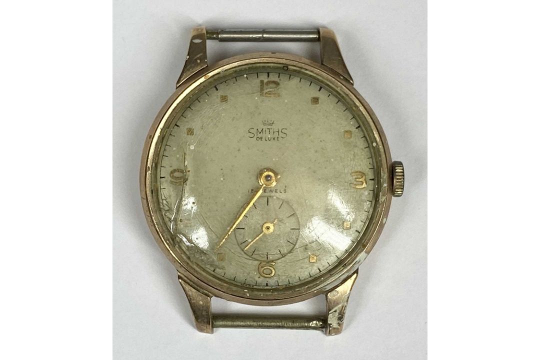 VINTAGE SMITHS DELUXE GENT'S 9CT GOLD WRISTWATCH, and vintage ladies' 9ct gold wristwatch with - Image 2 of 6