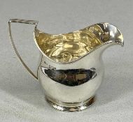 VICTORIAN SILVER JUG, plain oval form, Stokes & Ireland Ltd, Chester 1898, 8.5cms (h), 6ozt