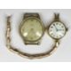 VINTAGE SMITHS DELUXE GENT'S 9CT GOLD WRISTWATCH, and vintage ladies' 9ct gold wristwatch with - Image 1 of 6