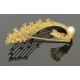 9CT GOLD STARBURST BROOCH set with small garnets and a pearl, approx. 50 x 35mms, 7.2gms Provenance: - Image 2 of 3