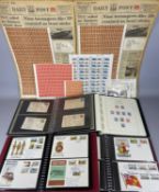COLLECTION OF STAMPS & ASSOCIATED ITEMS, including two albums of Isle of Man first day covers,
