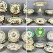 ASSORTED TABLEWARE, 19th century and later, including Spode for Waring & Gillow Ltd. dessert set