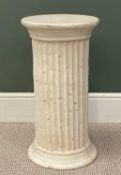 PLASTER CORINTHIAN COLUMNED PLANTER STAND, 61 (h) x 33cms (diam.) Provenance: private collection