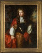 AFTER WILLEM WISSING, oil on canvas – portrait of a gentleman, signed G. Thompson, 20th C., 120 x