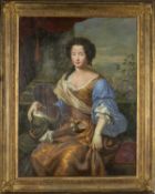 AFER PIERRE MIGNARD, oil on canvas - 'Louise de Kéroualle, Duchess of Portsmouth', signed G.