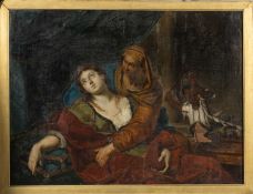 AFTER ELISABETTA SIRANI, oleograph – ‘Death of Cleopatra’, 73 x 97cms Provenance: The Cornelia