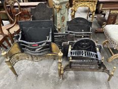 GROUP OF ORNATE FIRE BASKETS together with associated items Provenance: The Cornelia Bayley
