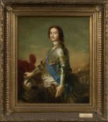 AFTER JEAN-MAC NATTIER oil on canvas – portrait of Peter the Great, 59 x 49cms Provenance: The