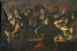 AFTER GERARD SEGHERS, canvas – ‘The Denial of St Peter’, 115 x 172cms Provenance: The Cornelia