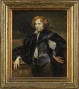 AFTER SIR ANTHONY VAN DYCK, oil on canvas – self-portrait, 59 x 49cms Provenance: The Cornelia