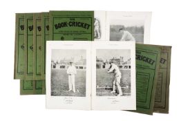 THE CRICKET CLUB HOUSE: THE BOOK OF CRICKET, in sixteen weekly parts, edited by C. B. Fry, printed
