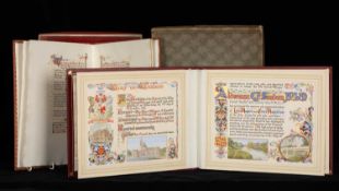 LORD MAYORAL CLUBHOUSE: ALDERMAN C.F. SANDERS J.P PRESENTATION BOUND CIVIC TESTIMONIAL of the