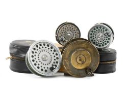 THE FISHING CLUB HOUSE: ASSORTED REELS to include Hardy 'The Featherweight' alloy trout fly reel,