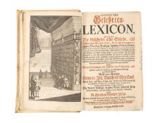 JÖCHER (CHRISTIAN GOTTLIEB) Gelehrten Lexikon, Die andere Auflage, in zwey Theile getheilet