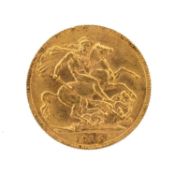 GEORGE V GOLD SOVEREIGN, 1914, 7.9gms