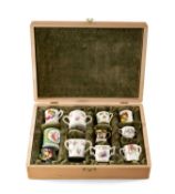 ASSORTED CHINA MINIATURES, including Spode Japan pattern tankard, Royal Crown Derby rose tyg