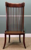 HIGH BACK SIDE CHAIR ATTRIBUTED TO HARRY NAPPER, possibly by Norman & Stacey circa 1900
