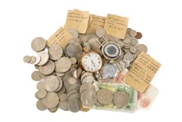 ASSORTED COLLECTABLES comprising group of Churchill and other crowns, quantity of GB and all world