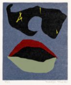 ‡ MARTYN JONES (b.1955) limited edition (8/23) screen print - abstract, fully signed in pencil