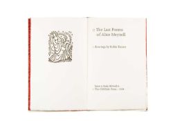 THE LAST POEMS OF ALICE MEYNELL published by OLD STILE PRESS, 2004, Drawings by Robin Tanner
