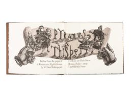 SHAKESPEARE (WILLIAM) Pyramus & Thisbe, images by Chris Nurse, published by THE OLD STILE PRESS
