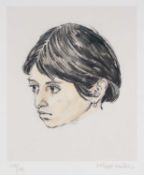 ‡ SIR KYFFIN WILLIAMS RA (Welsh 1918-2006) limited edition (128/150) print - head portrait