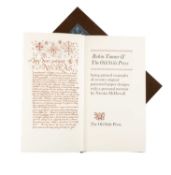 ROBIN TANNER & THE OLD STILE PRESS published by The Old Stile Press, 1994, limited edition