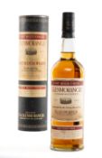 1990's TUBED GLENMORANGIE PORT WOOD FINISH MALT WHISKY, 70cl, 43% vol.