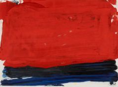 PRUDENCE WALTERS (b. 1949) acrylic on paper - untitled, signed, 37 x 52cms