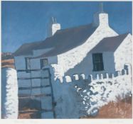 ‡ HUW GARETH JONES (Welsh, b. 1956), limited edition (38/50) colour print - 'Frondeg', signed