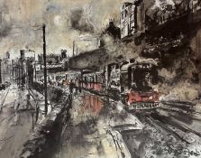 ‡ WILLIAM SELWYN (Welsh b.1933) limited edition (2/95) lithograph - Welsh Highland Railway
