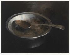 ‡ JOHN MACFARLANE (b.1948) limited edition (5/100) print - entitled 'Spoon and Plate', signed, dated