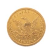 1856 USA $10 GOLD EAGLE, San Francisco Mint Provenance: private collection Rhondda Cynon Taf