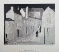 ‡ JOHN KNAPP-FISHER (1931-2015) limited edition (356/850) print - entitled 'Figure in the Street'