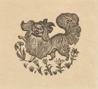 ‡ DAVID JONES (1895-1974) wood engraving - entitled verso 'Pompey The Little, Tail Piece'