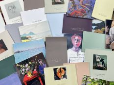 LARGE COLLECTION OF MARTIN TINNEY GALLERY EXHIBITION PROGRAMMES, artists include Shani Rhys James