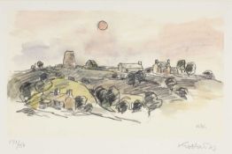 ‡ SIR KYFFIN WILLIAMS RA (Welsh 1918-2006) limited edition (171/750) print - Anglesey landscape