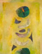 PETER COVIELLO (British 1930 - 2006) large oil on board - abstract, unsigned, 91.5 x 71cms