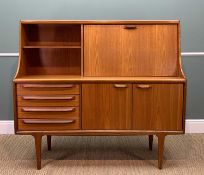 MID-CENTURY YOUNGER 'SEQUENCE' TEAK HIGHBOARD BY JOHN HERBERT, 130 (h) x 145 (w) x 45cms (d)