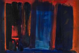 PRUDENCE WALTERS (b.1949) mixed media - abstract, signed, 35.5 x 54cms