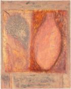 ‡ VIVIENNE WILLIAMS (b.1955) acrylic on card - entitled verso, 'Pink Table with Grapes'