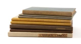 ASSORTED LIMITED EDITION GWASG GREGYNOG BOOKS: comprising Gruffydd (W.J.) Caniadau, 1932