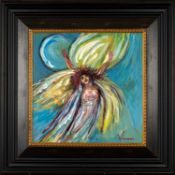 ‡ ANDREW VICARI (1932-2016) oil on canvas - entitled verso, 'The Visitation'