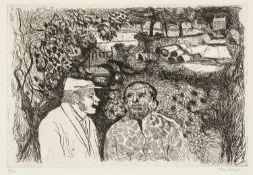 ‡ JOHN ELWYN (1916-1997) limited edition (17/100) etching - 'It's Only What I've Heard, Mind'