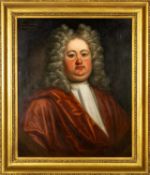 CIRCLE OF JONATHAN RICHARDSON (c. 1665-1745) oil on canvas - Portrait of Arthur Williams