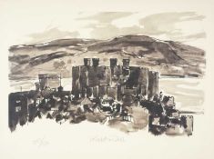 ‡ SIR KYFFIN WILLIAMS RA (1918-2006) limited edition (397/500) print - Conwy Castle