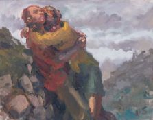 ‡ KEVIN SINNOTT (b.1947) oil on linen - entitled verso 'Autumn'